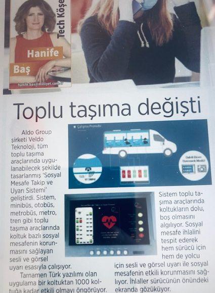 Sosyal Mesafeye Tekno Takip – Milliyet Gazetesi